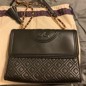 Tory Burch Fleming convertible bag + card case